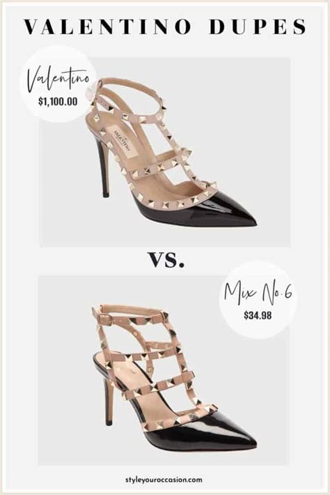 valentino dupe schuhe